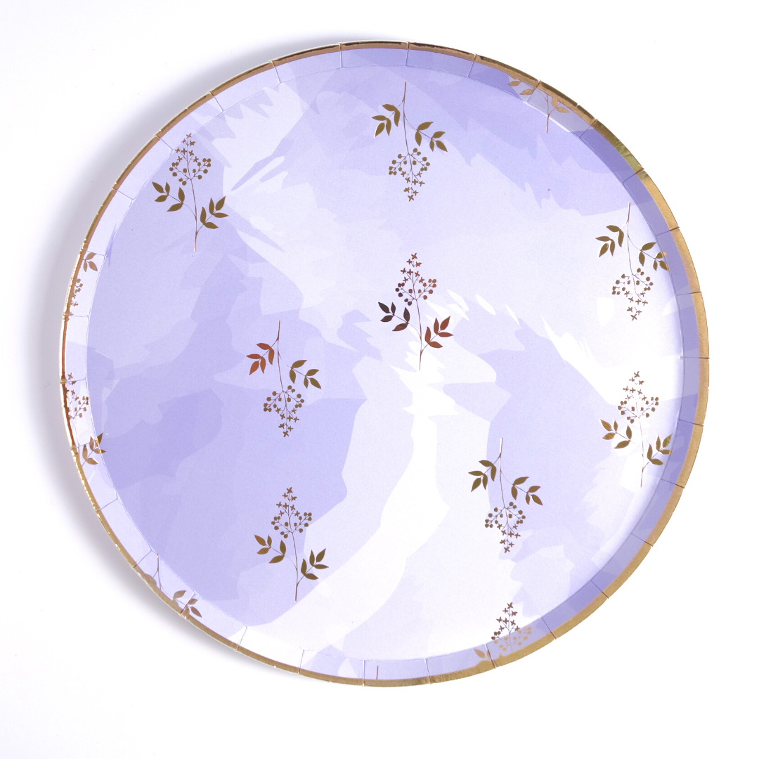 Lavande Plate Set (x 8)