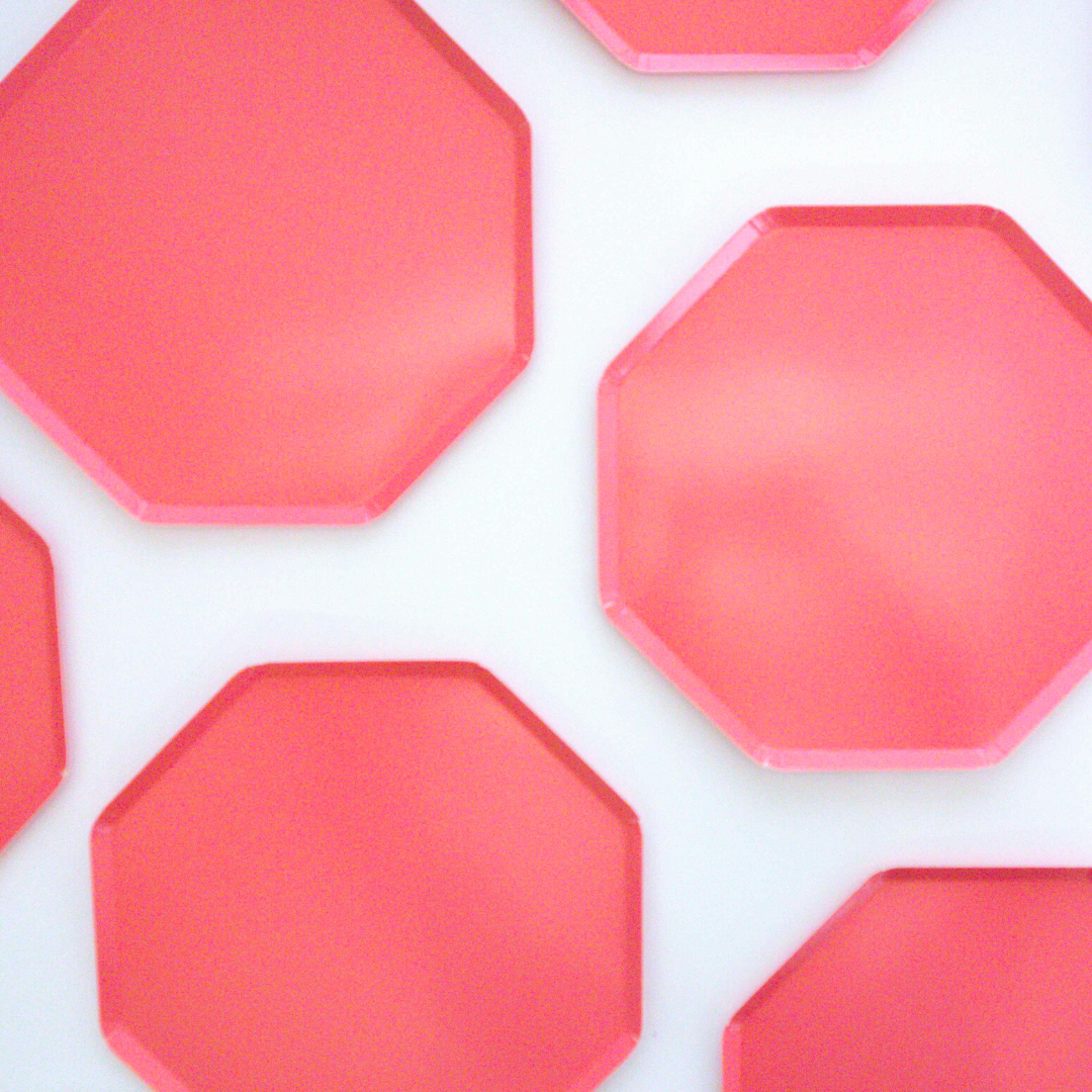 Coral Dinner Plate Set (x 8)