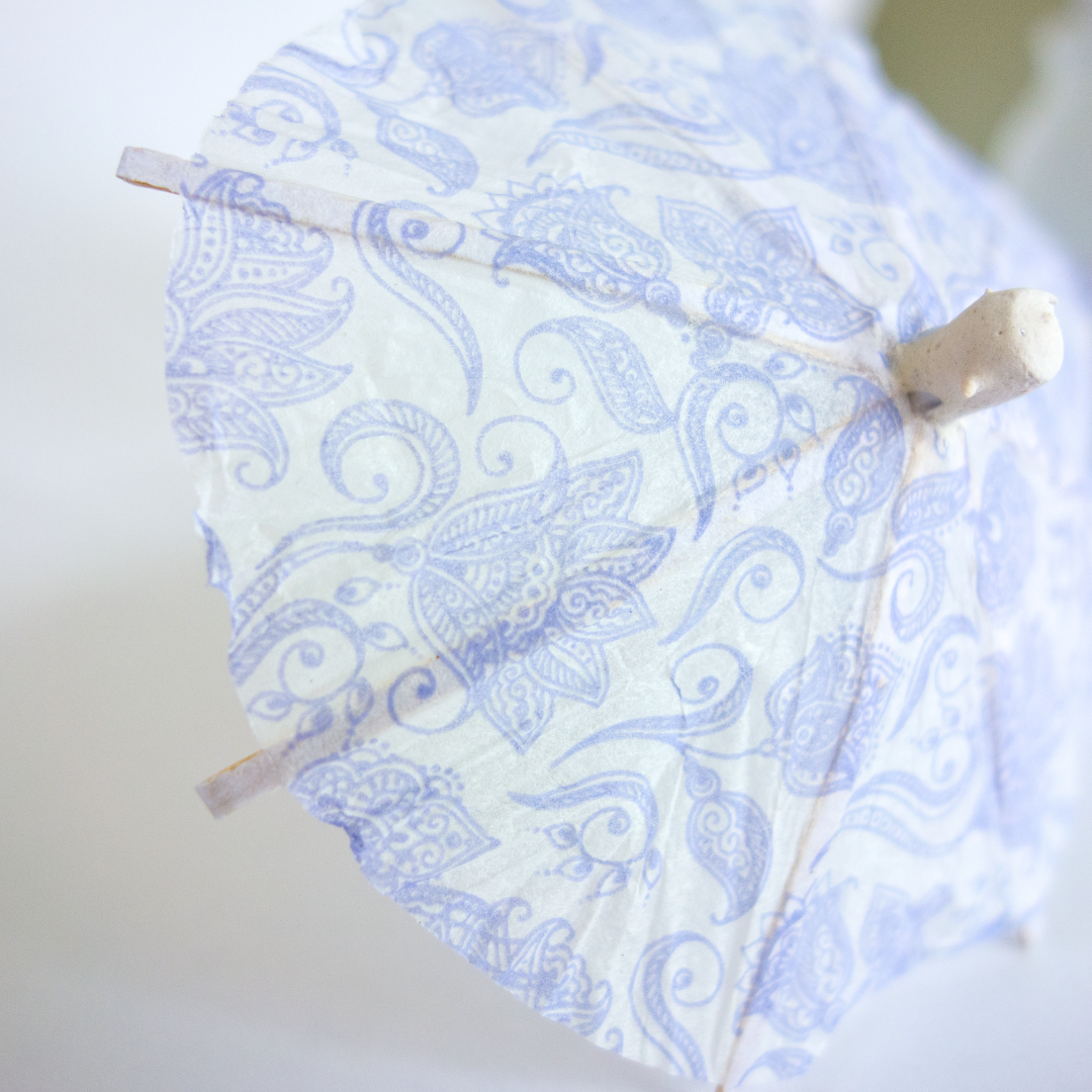 Peri Paisley Cocktail Umbrella (x 20)