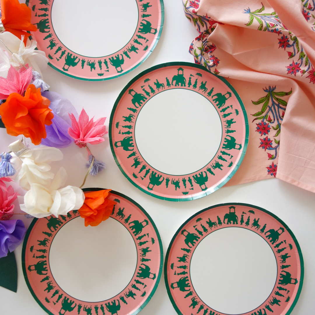 Baraat Plate Set (x 8)