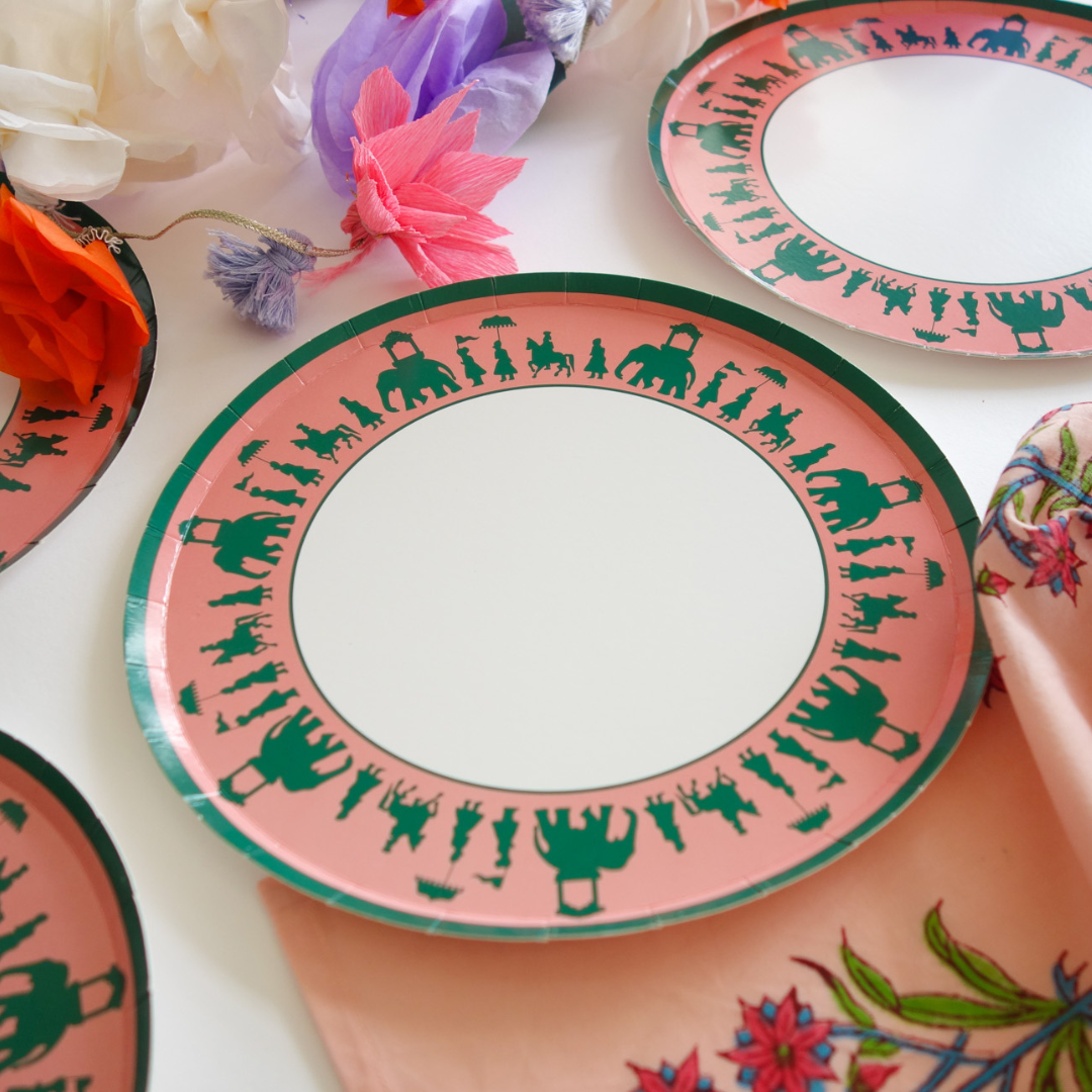 Baraat Plate Set (x 8)