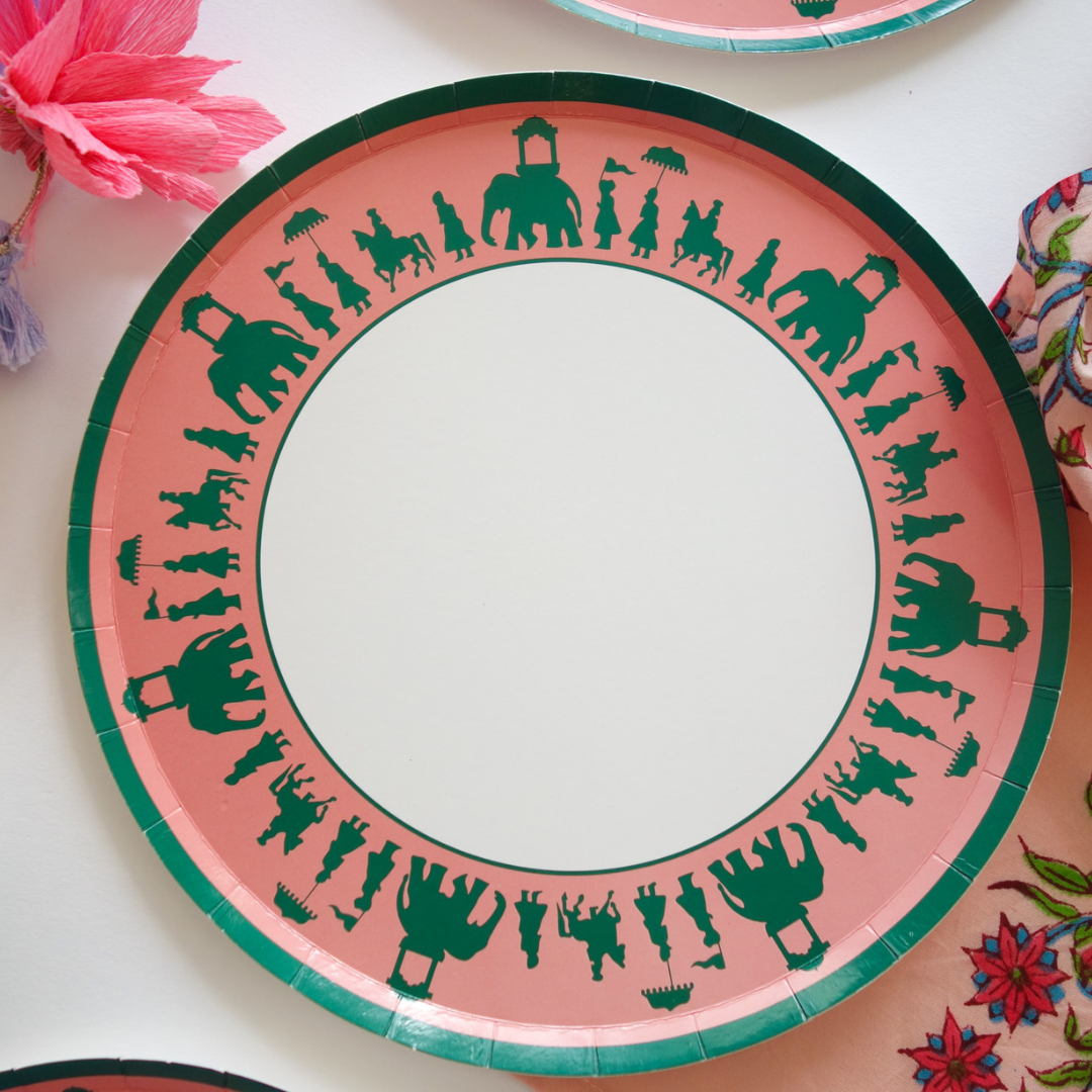 Baraat Plate Set (x 8)