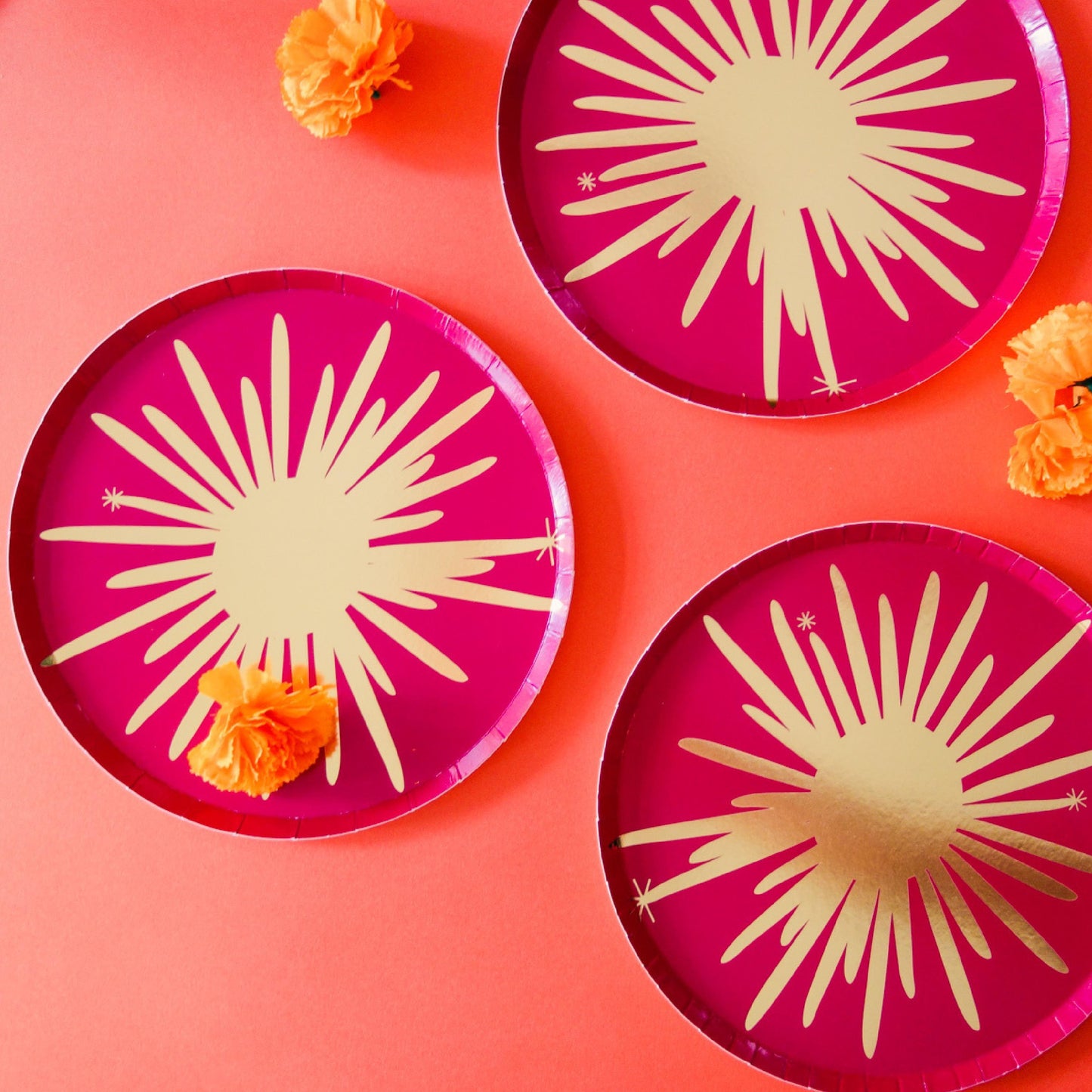 Sparkler Plate Set (x 8)